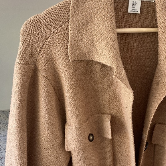 Oversized shacket sweater size M - Picture 2 of 4